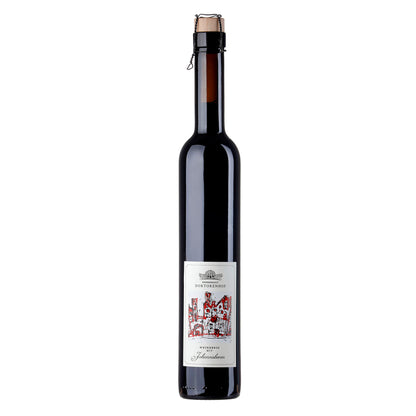 Weinessig mit schwarzen Johannisbeeren