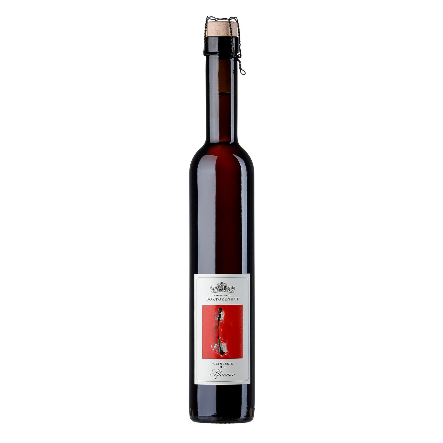 Weinessig mit Pflaumen