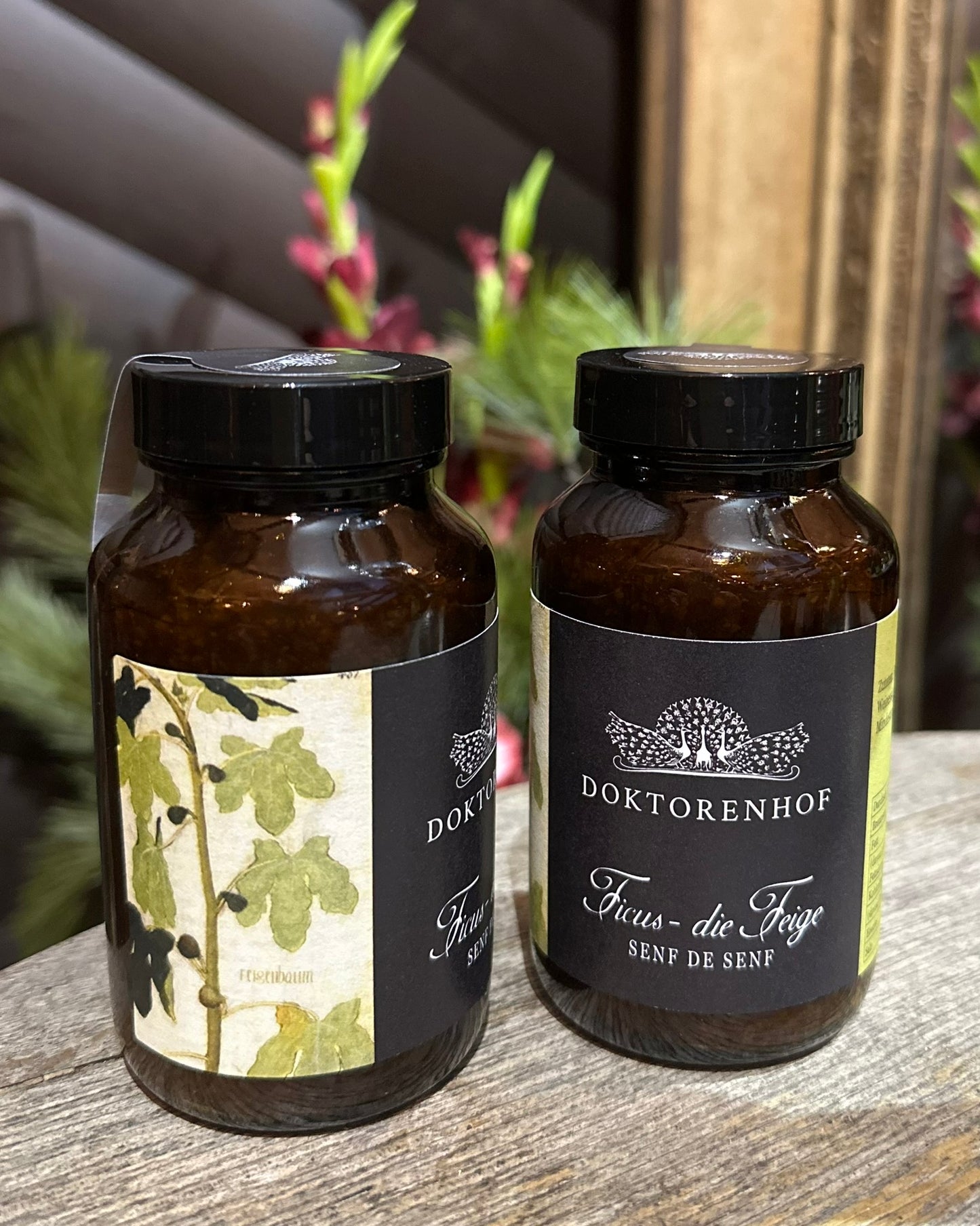 Mustard Senf de Senf mit Feigen