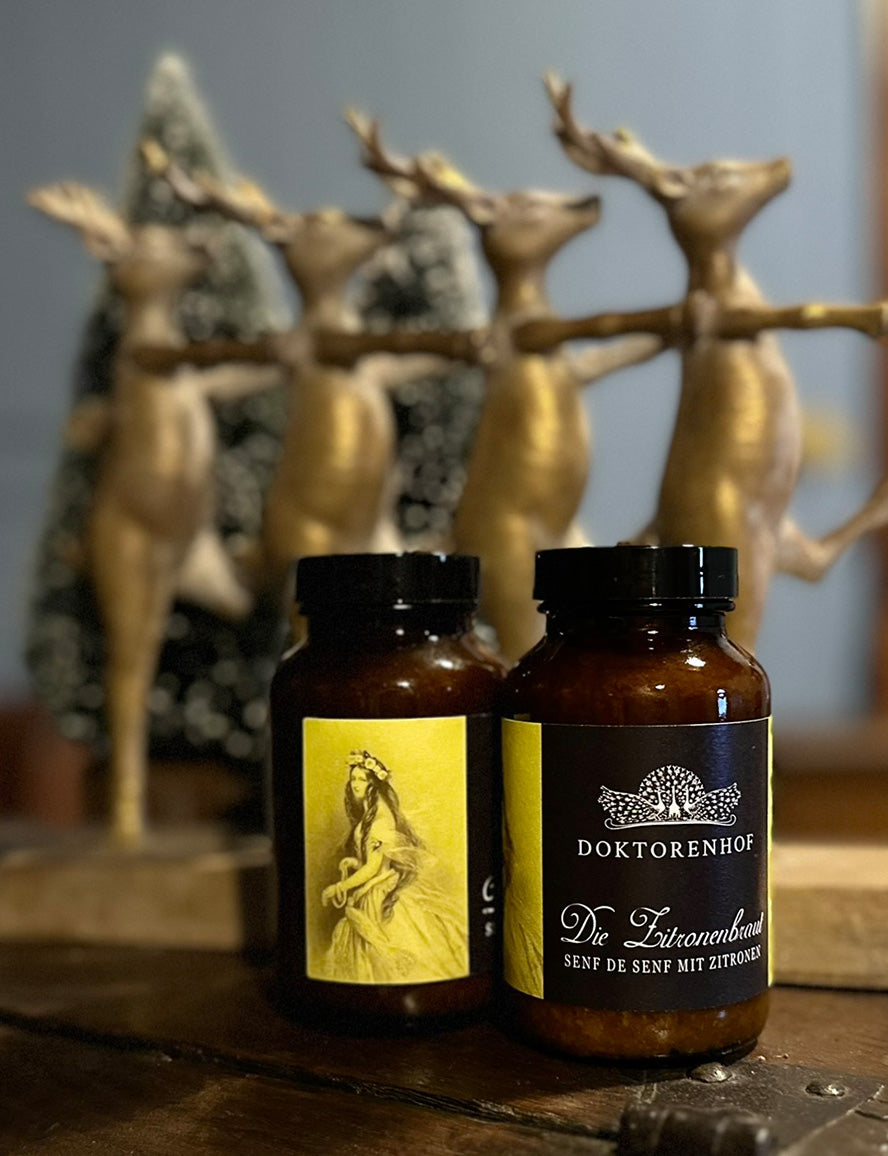 Mustard Senf de Senf mit Zitrone